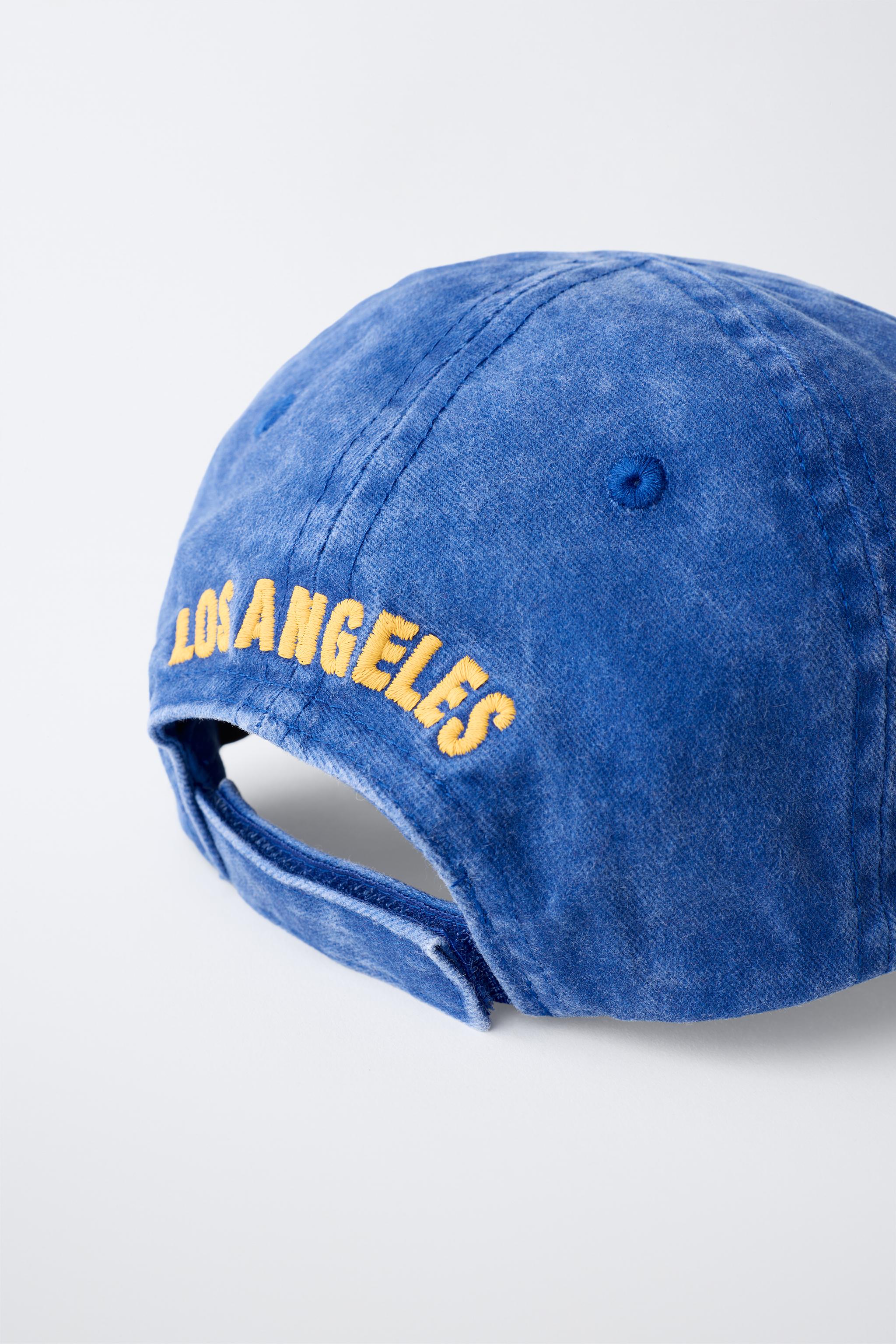 WASHED EFFECT INITIAL PATCH CAP